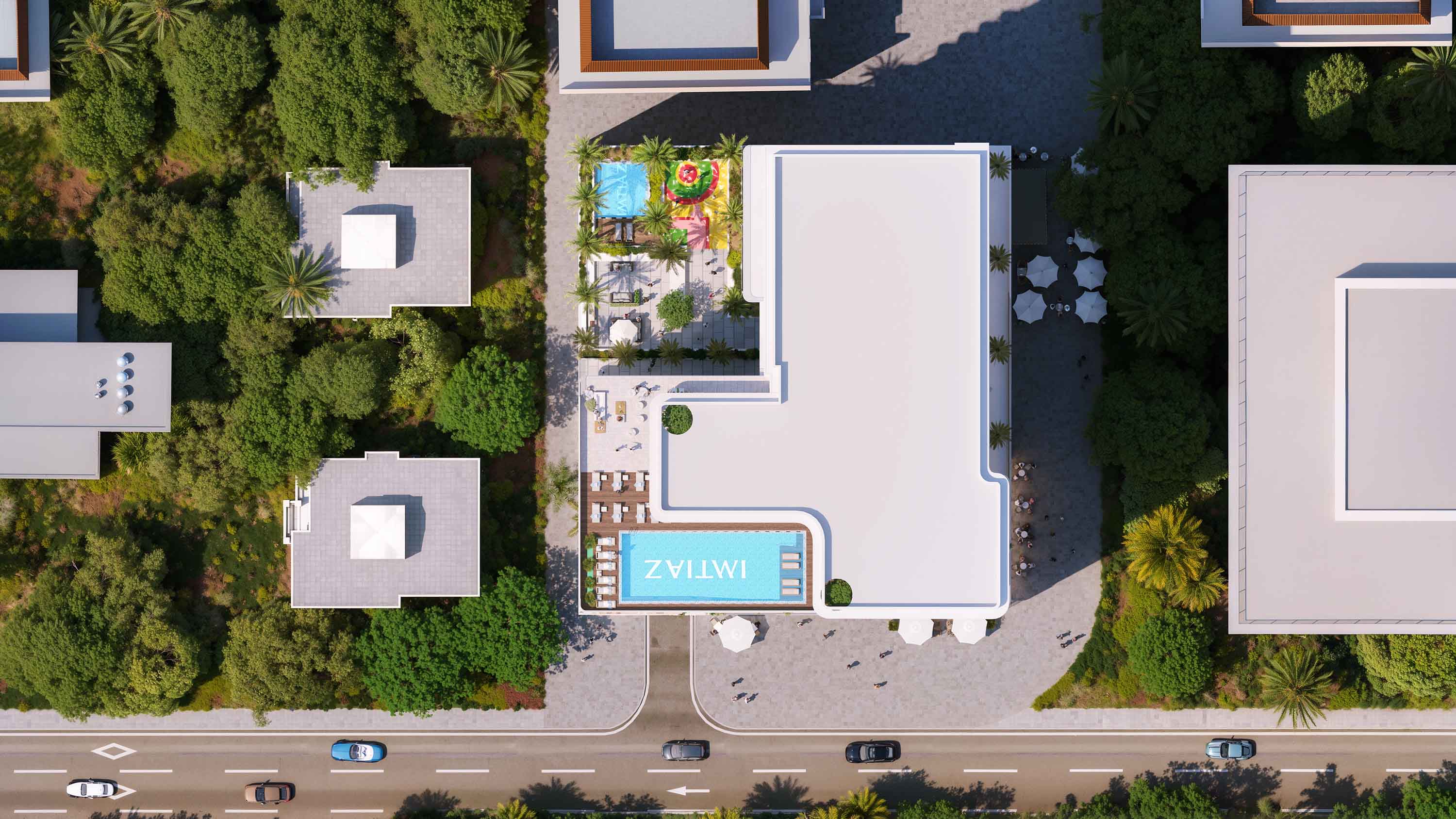 Pearl house by Imtiaz: Vertical Aerial View